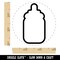 Baby Bottle Outline Self-Inking Rubber Stamp for Stamping Crafting Planners